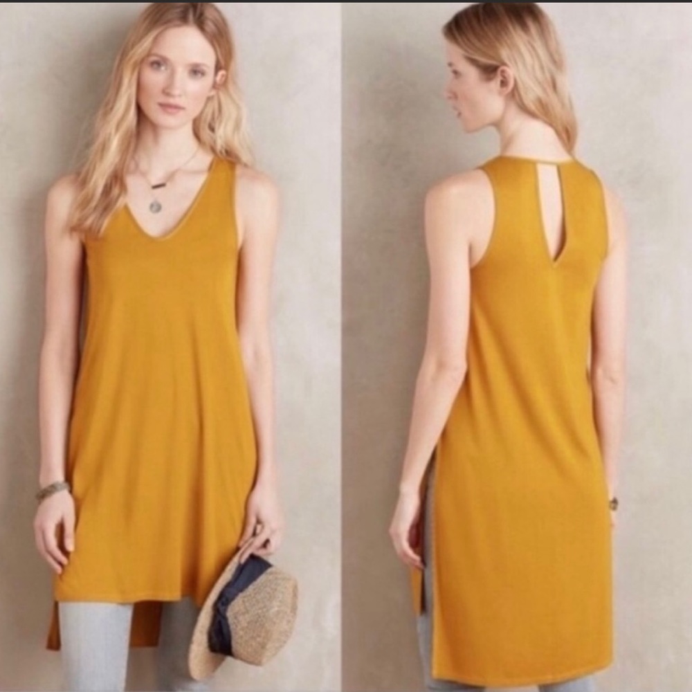 Anthropologie Akemi + Kin sleeveless v-neck tunic